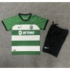 Baby Fußballbekleidung Sporting CP Heimtrikot 2023-24 Kurzarm (+ kurze hosen)